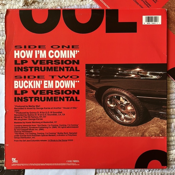 LL Cool J - “How I’m Comin’” 12inch Single Vinyl - Picture 2 of 5